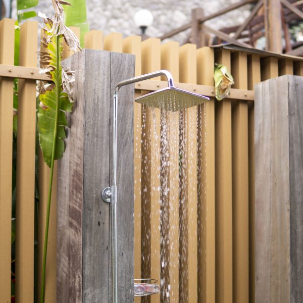 Outdoor Shower Plumbing in Kernersville