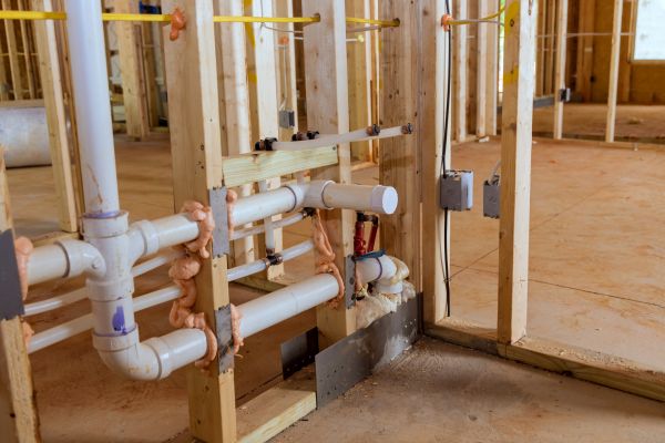 Rough Plumbing Installation in Kernersville